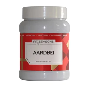 Fit4Seasons Vegan Proteïne Poeder Aardbei